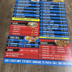 Sam’s Southern Eatery - Menu