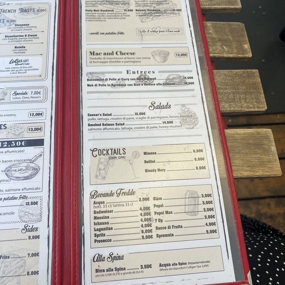 Pop's - Menu - Cocktail Bars Near Me - Rome, RM