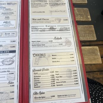 Pop's - Menu - Cocktail Bars Near Me - Rome, RM