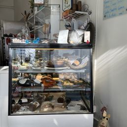 The pastry case right as you walk in