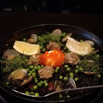 La Marcha Tapas Bar - Squid ink paella - Spanish Near Me - Berkeley, California La Marcha Tapas Bar - Squid ink paella - Spanish Near Me - Berkeley, California