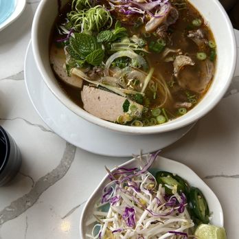 Ocean Grill & Bar - S7. Bun bo - Spicy Lemongrass soup - Vietnamese Near Me - Chicago, Illinois Ocean Grill & Bar - S7. Bun bo - Spicy Lemongrass soup - Vietnamese Near Me - Chicago, Illinois