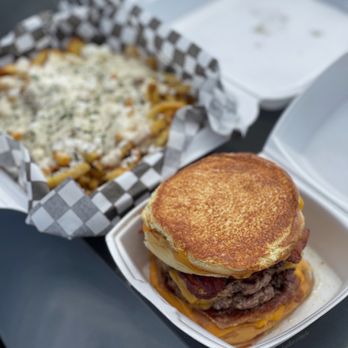 Holy Chuck - a burger and a side of fries - Burgers Near Me - Woodbridge, Ontario