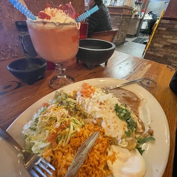 Maria Bonita - Carne asada burrito and strawberry colada - Mexican Near Me - Orem, Utah