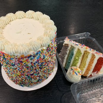 Bad Mama Bakehouse - Rainbow layer cake! - Bakeries Near Me - Austin, Texas Bad Mama Bakehouse - Rainbow layer cake! - Bakeries Near Me - Austin, Texas