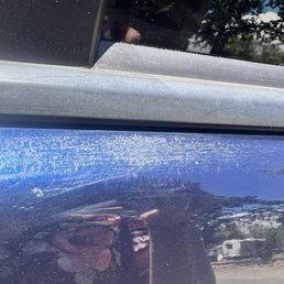 My clear pealing after his repairs