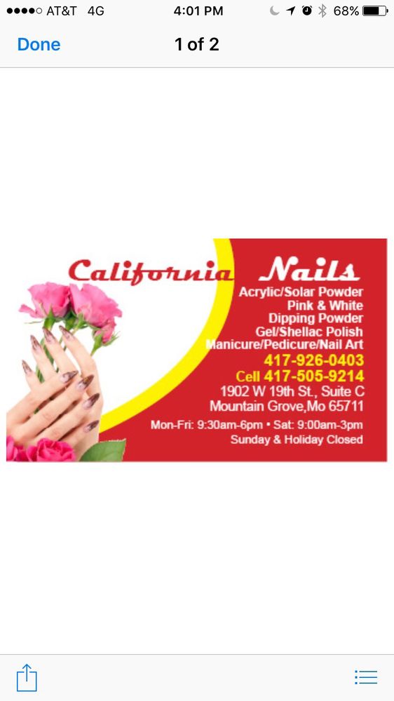 California Nails Logo