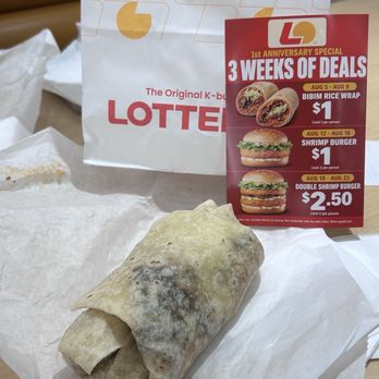LOTTERIA Fullerton - Bibim rice wrap - Burgers Near Me - Fullerton, California LOTTERIA Fullerton - Bibim rice wrap - Burgers Near Me - Fullerton, California