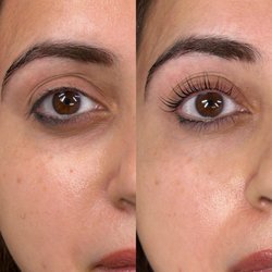 K Beauty Lash Bar  - Before and after Korean Lash Lift