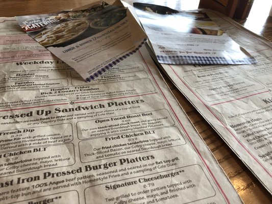 Menu photo 2 Cracker Barrel Old Country Store Jackson, TN