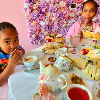 Vampire Penguin - Folsom - Tea set up with sandwiches and so many sweets - Tea Rooms Near Me - Folsom, California Vampire Penguin - Folsom - Tea set up with sandwiches and so many sweets - Tea Rooms Near Me - Folsom, California