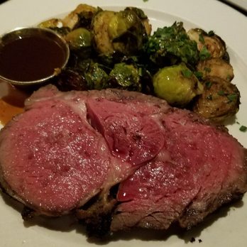 TOWN - Medium rre Prime rib with brussel sprouts - Steakhouses Near Me - San Carlos, California