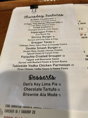 Menu photo 4 Kickback Neighborhood Tavern Wellington, FL