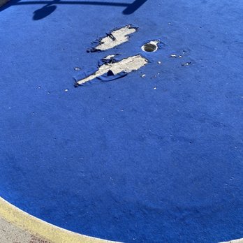 Castle Park - Typical example of turf rips - Amusement Parks Near Me - Riverside, California