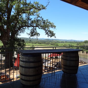 Hanna Winery - view from the patio - Wineries Near Me - Healdsburg, California