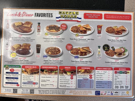 Menu photo 3 Waffle House Plainfield, IN