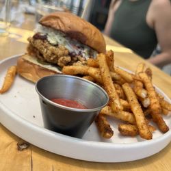 Hundred Mile Brewing - Fried chicken sandwich