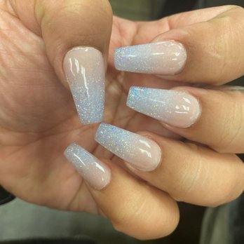 Venice Nail Studio - Full set ombré glitter! - Nail Salons Near Me - Citrus Heights, California