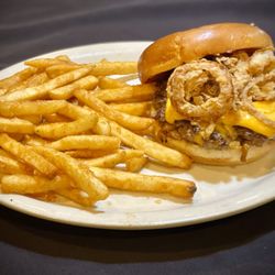 Bistro 407 - Onion Smash Burger