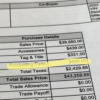 Sport Chevrolet - They get around the "Doc fee" law in MD by calling it a processing fee. Gotta love it..... - Car Dealers Near Me - Silver Spring, Maryland Sport Chevrolet - They get around the "Doc fee" law in MD by calling it a processing fee. Gotta love it..... - Car Dealers Near Me - Silver Spring, Maryland