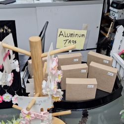 Konishi Plumeria - Plant tags and various jewelry for sale