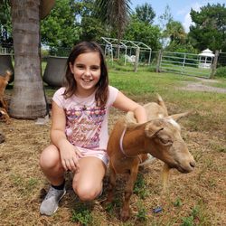 Carlsward Farms - Bill and Rebecca Lewis of Fort Lauderdale visiting Carlsward Farms in Vero Beach, Florida.