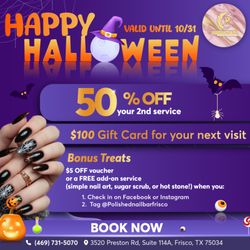 Polished Nail Bar - HAPPY HALLOWEEN DEALS YOU'LL LOVE!