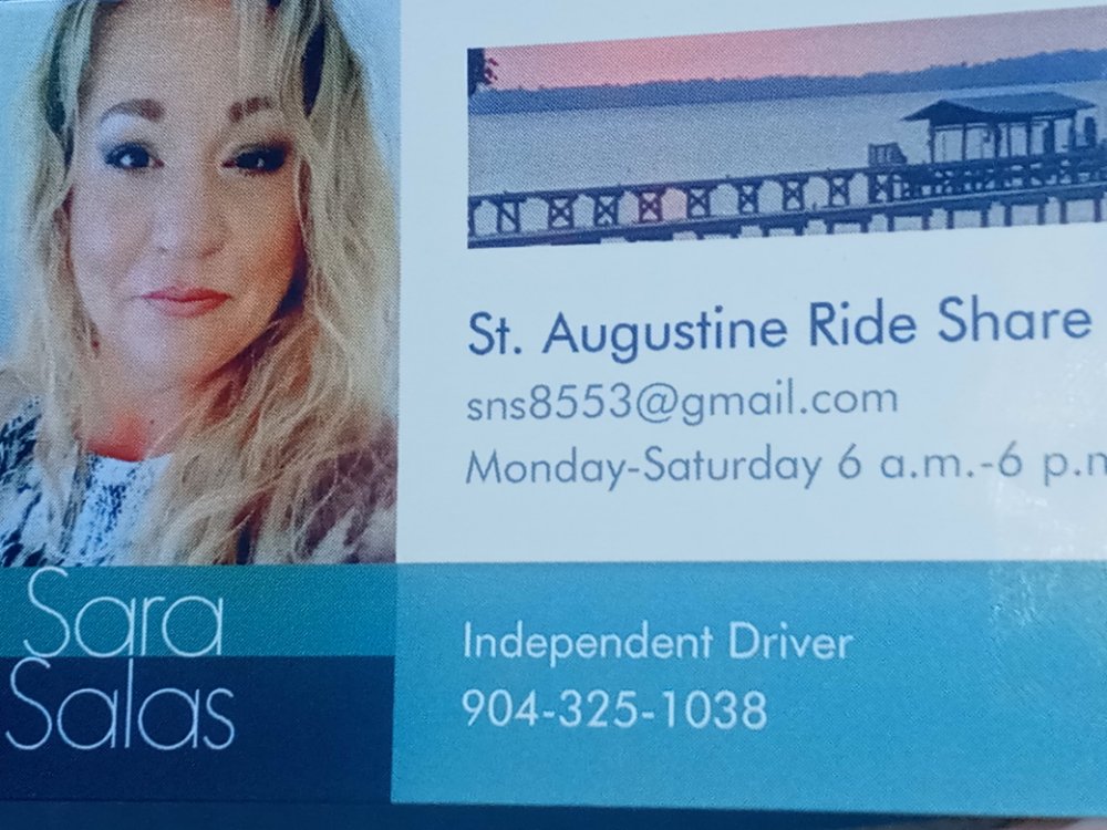 ST AUGUSTINE RIDE SHARE Updated September 2024 Saint Augustine