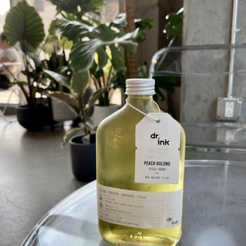 Dr.ink - Peach Oolong Cold Brew ($4) - Coffee & Tea Near Me - San Jose, California Dr.ink - Peach Oolong Cold Brew ($4) - Coffee & Tea Near Me - San Jose, California