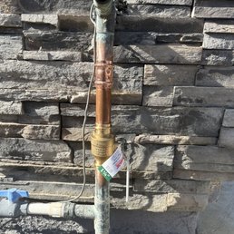 Brand new water valve shut off Brand new water valve shut off