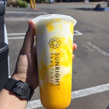 Sunright Tea Studio - Mango coconut frostie - Bubble Tea Near Me - San Diego, California Sunright Tea Studio - Mango coconut frostie - Bubble Tea Near Me - San Diego, California