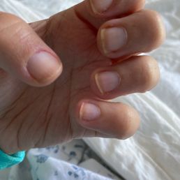 this is what my nails look like less than 24 hours later