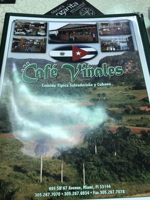 Menu photo 2 Cafe Vinales Miami, FL