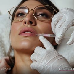 Lip filler enhances volume, lip definition, and facial harmony at Express Med Spa in La Grange near Western Springs. Want natural results?