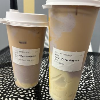 Moge Tee - Taro Tofu Pudding Milk Tea - Bubble Tea Near Me - San Diego, California Moge Tee - Taro Tofu Pudding Milk Tea - Bubble Tea Near Me - San Diego, California