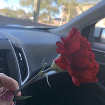 Grease Monkey - Carnation I received as I was leaving!! - Oil Change Stations Near Me - Peoria, Arizona