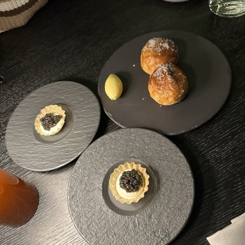 7 Adams - Caviar tartlette and milk bread - American Near Me - San Francisco, California 7 Adams - Caviar tartlette and milk bread - American Near Me - San Francisco, California