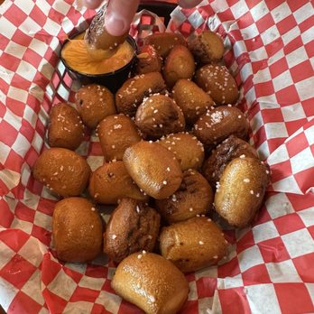 By Golly’s - Pretzel bites.  With Artisan cheese dip.  4 stars - Sandwiches Near Me - Springfield, Ohio