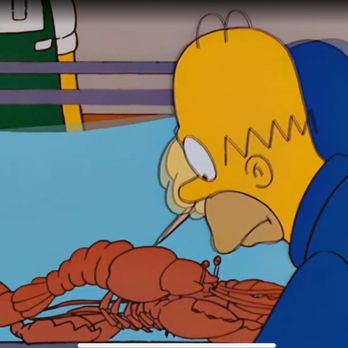 Wegmans - In this photo, Homer tries to see how delicious Pinchy is. - Grocery Near Me - Tysons, Virginia