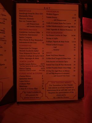 Menu photo 1 Bar Isabel Toronto, ON