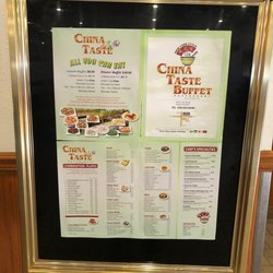 China Taste - The menu