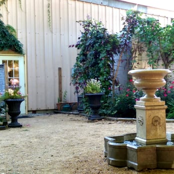 Richard's Brick Oven Pizza - Quaint fountain in the garden - Pizza Near Me - Franklin, Indiana