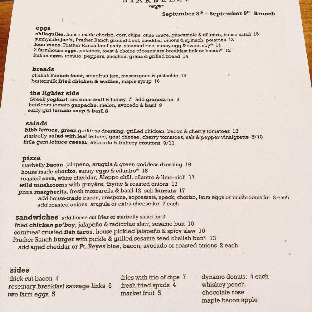 Starbelly - New American Near Me - San Francisco, California Starbelly - New American Near Me - San Francisco, California