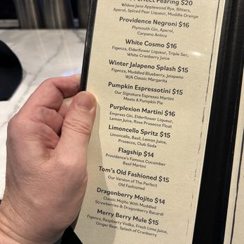 Providence Bar & Kitchen - Seasonal cocktail menu - New American Near Me - New Providence, New Jersey