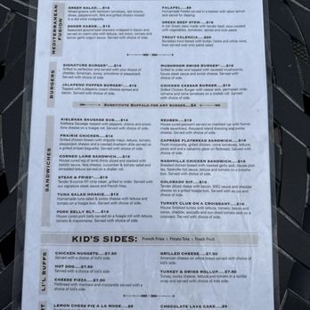 The Bison Grill - Food menu - American Near Me - Commerce City, Colorado
