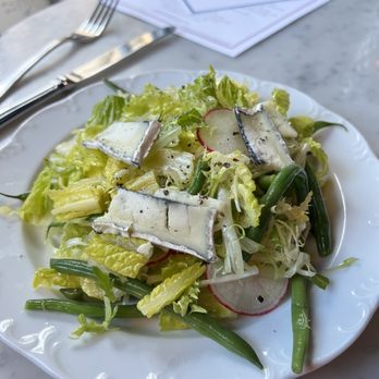The Cavalier - The Cavalier salad with shaved vegetables, aged goat cheese and truffle vinaigrette - New American Near Me - San Francisco, California