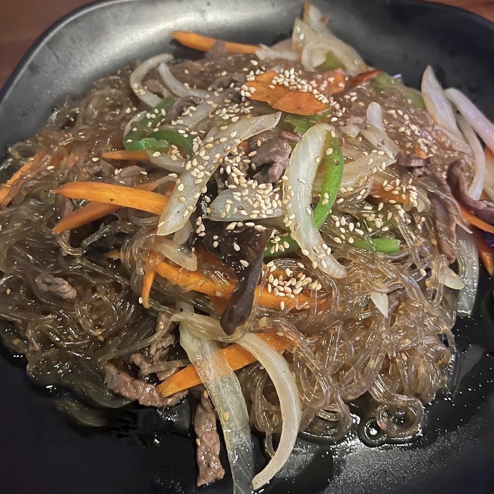 JJAN Pocha - japchae for two // ig: @sandyeatslocal - Korean Near Me - Moore, Oklahoma JJAN Pocha - japchae for two // ig: @sandyeatslocal - Korean Near Me - Moore, Oklahoma