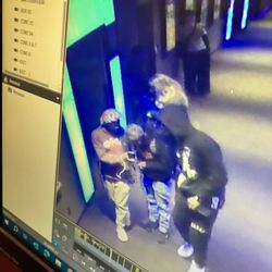 NYPD 7th Precinct - Shower Cap Girl = The Puncher And Black Hood = Laughing Hyena