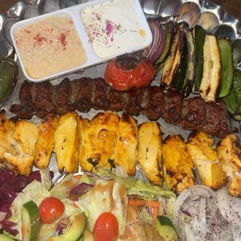 Caspian Sea Cuisine Restaurant - Combination plate - Mediterranean Near Me - Mountain View, California