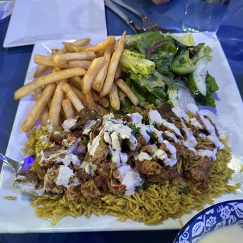 Zaytoon - Combo gyro plate with chicken and lamb - Mediterranean Near Me - West Hartford, Connecticut Zaytoon - Combo gyro plate with chicken and lamb - Mediterranean Near Me - West Hartford, Connecticut